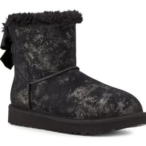 NEW Ugg Mini Baily Bow II Glimmer
